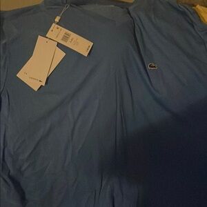 Lacoste Sky Blue Polo with Logo